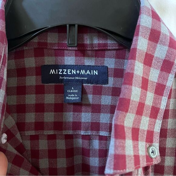 MIZZEN+MAIN in Men's City Flannel L NWOT - Picture 7 of 14